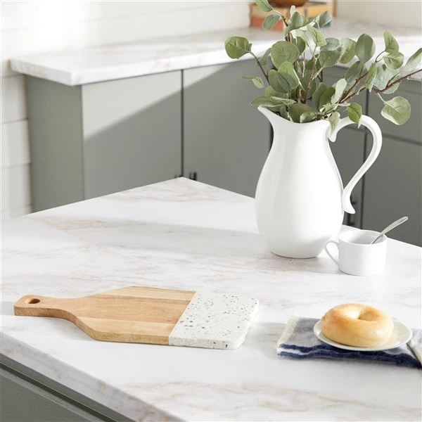 Grayson Lane 8.85-in x 15.75-in Natural Brown Wood/Terrazzo Cutting Board 2 Grayson Lane 8.85-in x 15.75-in Natural Brown Wood/Terrazzo Cutting Board - Image 2