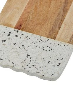Grayson Lane 8.85-in x 15.75-in Natural Brown Wood/Terrazzo Cutting Board 7 Grayson Lane 8.85-in x 15.75-in Natural Brown Wood/Terrazzo Cutting Board -GRAYSON LANE shop 330857197 AlternateImage2 l