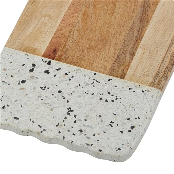 Grayson Lane 8.85-in x 15.75-in Natural Brown Wood/Terrazzo Cutting Board 3 Grayson Lane 8.85-in x 15.75-in Natural Brown Wood/Terrazzo Cutting Board - Image 3