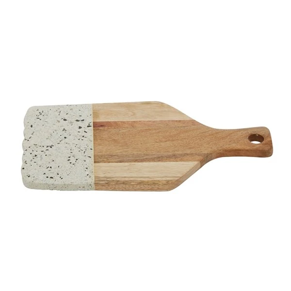 Grayson Lane 8.85-in x 15.75-in Natural Brown Wood/Terrazzo Cutting Board 5 Grayson Lane 8.85-in x 15.75-in Natural Brown Wood/Terrazzo Cutting Board - Image 5
