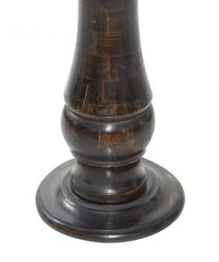 Grayson Lane Rustic Black Wood Round End Table -GRAYSON LANE shop 330857202 AlternateImage4 l