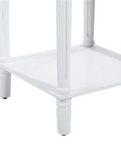 Grayson Lane Farmhouse White Wood Square Accent Table -GRAYSON LANE shop 330857206 AlternateImage4 l