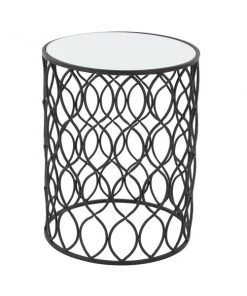 Grayson Lane Contemporary Black Metal Round End Table -GRAYSON LANE shop 330857207 AlternateImage5 l