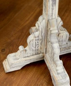 Grayson Lane Farmhouse Off-White Wood Round Accent Table -GRAYSON LANE shop 330857209 AlternateImage3 l