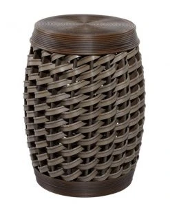 Grayson Lane Eclectic Brown Wood Round End Table -GRAYSON LANE shop 330857211 AlternateImage5 l