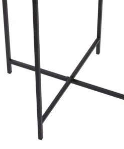 Grayson Lane Contemporary Silver/Black Aluminum Round Accent Table -GRAYSON LANE shop 330857212 AlternateImage4 l