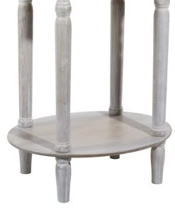 Grayson Lane Farmhouse Light Brown/Beige Wood Round End Table 8 Grayson Lane Farmhouse Light Brown/Beige Wood Round End Table -GRAYSON LANE shop 330857213 AlternateImage4 l