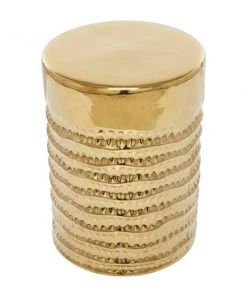 Grayson Lane Gold Composite Round End Table -GRAYSON LANE shop 330857215 AlternateImage5 l
