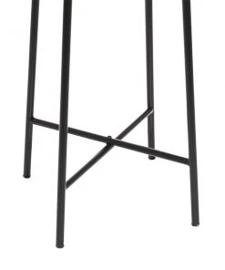 Grayson Lane Contemporary Black Metal and Wood Round End Table -GRAYSON LANE shop 330857219 AlternateImage4 l