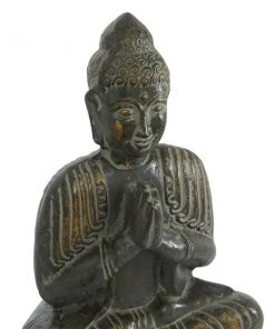 Grayson Lane 16-in x 13-in Rustic Brown Ceramic Buddha Scultpure 7 Grayson Lane 16-in x 13-in Rustic Brown Ceramic Buddha Scultpure -GRAYSON LANE shop 330857220 AlternateImage2 l
