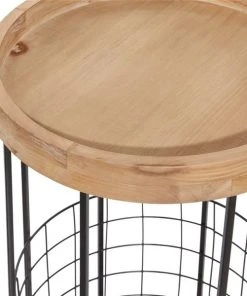 Grayson Lane Industrial Black Metal Round End Table -GRAYSON LANE shop 330857223 AlternateImage3 l