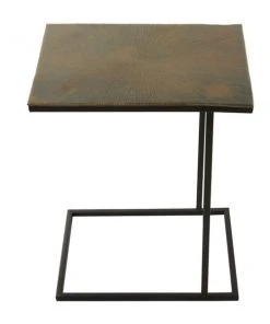 Grayson Lane Contemporary Black Metal Rectangular Accent Table