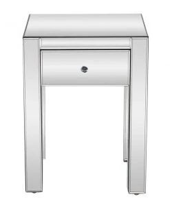 Grayson Lane Clear Mirror Rectangular End Table