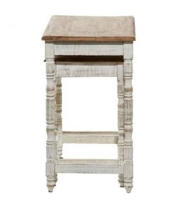Grayson Lane White Mango Wood Rectangular End Table - Set of 2 -GRAYSON LANE shop 330857229 AlternateImage5 l
