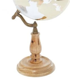 Grayson Lane 15-in x 8-in Traditional Gold Wood Globe -GRAYSON LANE shop 330857233 AlternateImage2 l