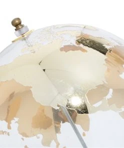 Grayson Lane 15-in x 8-in Traditional Gold Wood Globe -GRAYSON LANE shop 330857233 AlternateImage3 l