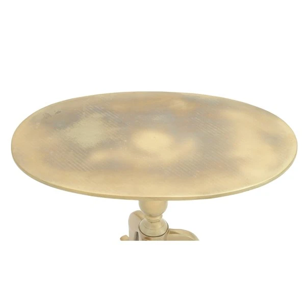 Grayson Lane Traditional Gold Metal Round End Table 3 Grayson Lane Traditional Gold Metal Round End Table - Image 3