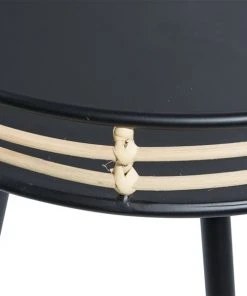 Grayson Lane Modern Black Metal Round End Table -GRAYSON LANE shop 330857237 AlternateImage4 l