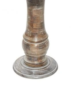 Grayson Lane Grey Mango Wood Round End Table -GRAYSON LANE shop 330857241 AlternateImage3 l