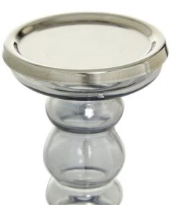 Grayson Lane Set of 2 Contemporary Clear Glass Pillar Candle Holder 8 Grayson Lane Set of 2 Contemporary Clear Glass Pillar Candle Holder -GRAYSON LANE shop 330857259 AlternateImage3 l