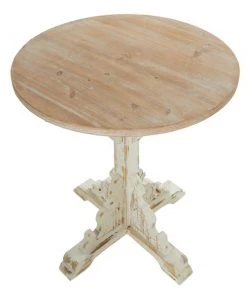 Grayson Lane Farmhouse Off-White Wood Round End Table -GRAYSON LANE shop 330857262 AlternateImage5 l