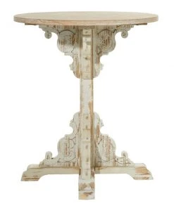 Grayson Lane Farmhouse Off-White Wood Round End Table -GRAYSON LANE shop 330857262 AlternateImage7 l