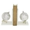 Grayson Lane 7-in x 5-in Contemporary White Stone Bookends