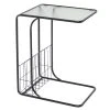 Grayson Lane Black Glass Rectangular End Table