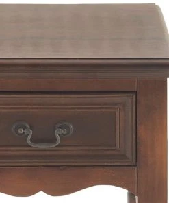 Grayson Lane Traditional Brown Pine Wood Rectangular Accent Table -GRAYSON LANE shop 330857269 AlternateImage3 l