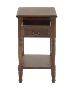 Grayson Lane Traditional Brown Pine Wood Rectangular Accent Table -GRAYSON LANE shop 330857269 AlternateImage5 l
