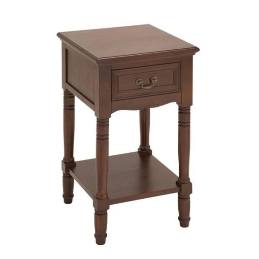 Grayson Lane Traditional Brown Pine Wood Rectangular Accent Table -GRAYSON LANE shop 330857269 MainImage 001 l