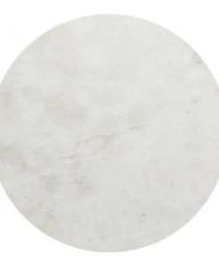 Grayson Lane White Granite/Marble and Mago Wood Round End Table -GRAYSON LANE shop 330857270 AlternateImage5 l