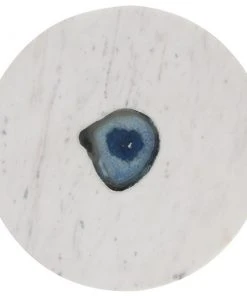 Grayson Lane Modern White Granite/Marble Round End Table -GRAYSON LANE shop 330857272 AlternateImage5 l