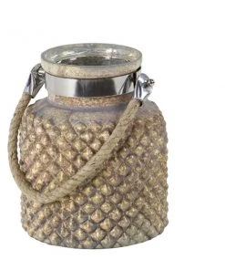 Grayson Lane Vintage Gold Glass Pillar Candle Holder -GRAYSON LANE shop 330857274 AlternateImage5 l