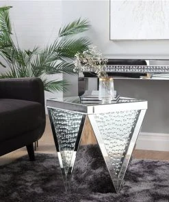 Grayson Lane Glam Silver Mirror Square End Table -GRAYSON LANE shop 330857277 AlternateImage1 l