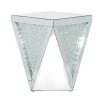 Grayson Lane Glam Silver Mirror Square End Table