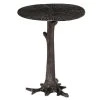 Grayson Lane Contemporary Silver Metal Round End Table