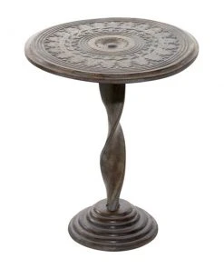 Grayson Lane Traditional Brown Mango Wood Accent Table -GRAYSON LANE shop 330857284 AlternateImage5 l