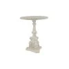 Grayson Lane Farmhouse White Fibreglass and Chinese Fir Round End Table