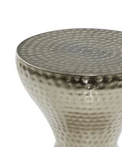 Grayson Lane Contemporary Silver Iron Round End Table -GRAYSON LANE shop 330857295 AlternateImage4 l