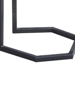 Grayson Lane Black Granite/Marble Hexagon End Table -GRAYSON LANE shop 330857297 AlternateImage3 l