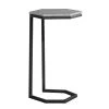 Grayson Lane Black Granite/Marble Hexagon End Table