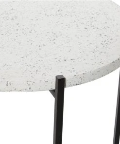 Grayson Lane Contemporary Black Terrazzo Round End Table -GRAYSON LANE shop 330857299 AlternateImage3 l