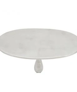 Grayson Lane Traditional Silver Metal Round Accent Table -GRAYSON LANE shop 330857300 AlternateImage3 l