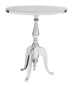 Grayson Lane Traditional Silver Metal Round Accent Table -GRAYSON LANE shop 330857300 AlternateImage5 l