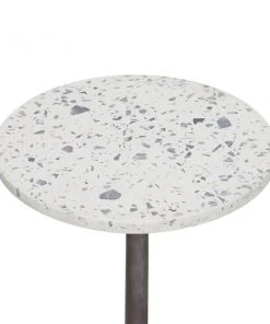Grayson Lane Grey Granite/Marble Round End Table -GRAYSON LANE shop 330857306 AlternateImage3 l