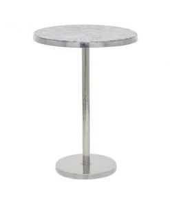 Grayson Lane Mother of Pearl Silver Metal Round End Table 9 Grayson Lane Mother of Pearl Silver Metal Round End Table -GRAYSON LANE shop 330857309 AlternateImage5 l