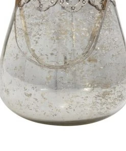 Grayson Lane Set of 3 Glam Silver Glass Pillar Candle Holder -GRAYSON LANE shop 330857311 AlternateImage4 l