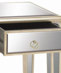 Grayson Lane Beige Mirror Square End Table -GRAYSON LANE shop 330857313 AlternateImage3 l