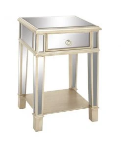 Grayson Lane Beige Mirror Square End Table -GRAYSON LANE shop 330857313 AlternateImage6 l